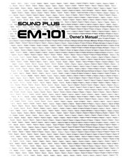 Roland Sound Plus EM-101 Owner's Manual