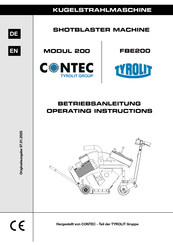 TYROLIT Hydrostress Contec MODUL 200 Operating Instructions Manual