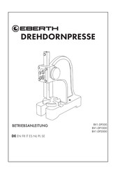 EBERTH BV1-DP1000 Operating Instructions Manual