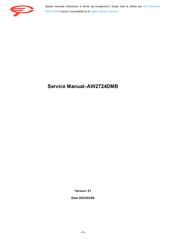 Dell Alienware AW2724DM Service Manual