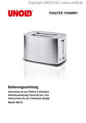Unold 38216 Instructions For Use Manual