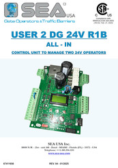 SEA USA USER 2 DG 24V R1B Manual