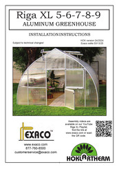 Exaco HOKLARTHERM Riga XL 6 Installation Instructions Manual