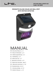 LOTRONIC LTC SOLAR-WALLSPOT-UV Instruction Manual