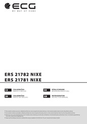 ECG ERS 21782 NIXE Instruction Manual
