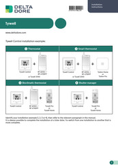 DELTA DORE Tywell Control Installation Instructions Manual