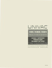 Sperry Rand UNIVAC 0751 Reference Manual