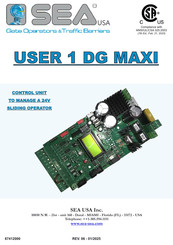SEA USER 1 DG MAXI Manual