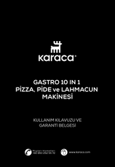 Karaca GASTRO KE-PM1501 User Manual And Warranty
