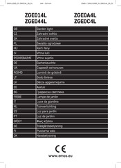 Emos ZGE0C4L Installation Instructions Manual