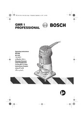 Bosch GMR 1 Professional Operating Instructions Manual