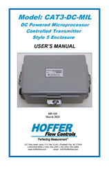 Hoffer Flow Controls CAT3-DC-MIL User Manual
