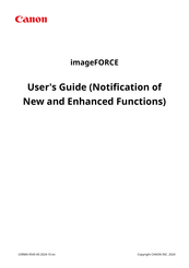 Canon imageFORCE C7165 User Manual