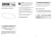 VEVOR YCSR-20001-27 Original Instruction