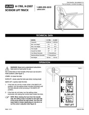 U-Line H-2507 Manual