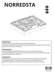 IKEA NORREDSTA Instruction Manual