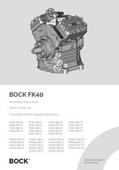 BOCK FK40/655 K1 Assembly Instructions Manual