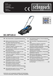 Scheppach BC-MP320-X Translation Of The Original Operating Instructions