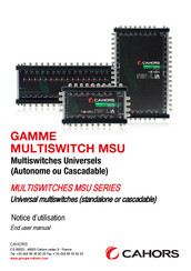 cahors MSU 908 User Manual