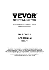 VEVOR F18 User Manual