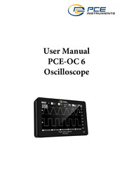 PCE Instruments PCE-OC 6 User Manual