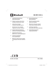 EINHELL 34.142.00 Original Operating Instructions