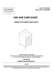 Home Decorators Collection 1013163199 Use And Care Manual