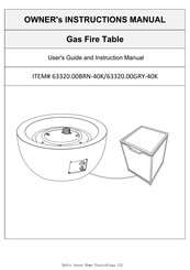 Noble House Home Furnishings 63320.00GRY-40K User Manual