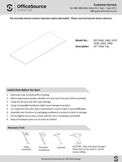 Officesource OST2448 Assembly Manual