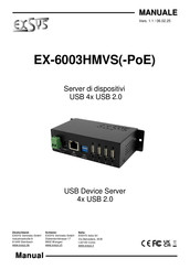 Exsys EX-6003HMVS-POE Manual
