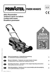 PrimAster PARM 4046VS Operating Instructions Manual