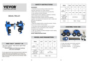 VEVOR 0.5-F Original Instruction