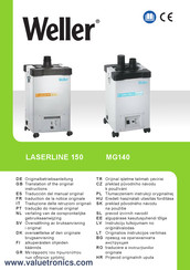 Weller FT ZERO SMOG Series Translation Of The Original Instructions