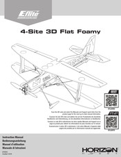 Horizon Hobby E-flite 4-Site 3D Flat Foamy Instruction Manual