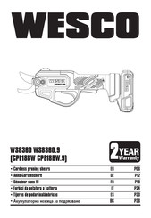 Wesco WS8360.9 Original Instructions Manual