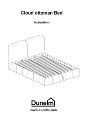 Dunelm Cloud ottoman Bed Instructions Manual