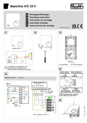 Roth Basicline H/C 24 V Mounting Instruction