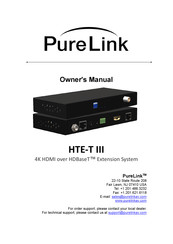 PureLink HTE-T III Owner's Manual