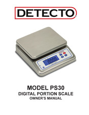 Detecto PS30 Owner's Manual