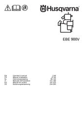 Husqvarna EBE 900V Operator's Manual