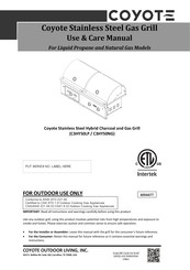 Coyote C3HY50 Use & Care Manual