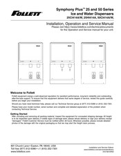Follett Symphony Plus 50 Series Installation, Operation And Service Manual