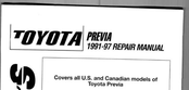 Toyota Previa 1992 Repair Manual