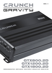 Crunch GRAVITY GTX800.2D User Manual