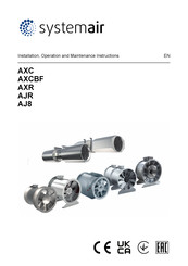 SystemAir AXC Installation, Operation And Maintenance Instructions
