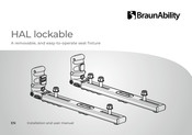 BraunAbility HAL lockable Installation And User Manual