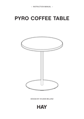 Hay PYRO COFFEE TABLE Instruction Manual
