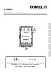 Comelit 41IOM001 Technical Manual