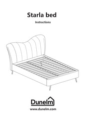 Dunelm Starla bed Instructions Manual