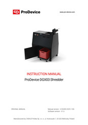 ProDevice DGX03 Instruction Manual